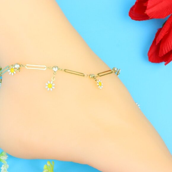 Elegant Handmade Anklet – Perfect for Women & Girls | Ideal Gift Option,DYC1067 - Picture 4 of 7
